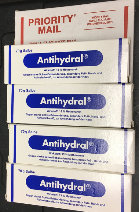 Antihydral- four sealed tubes of Antihydral cream shipping included.