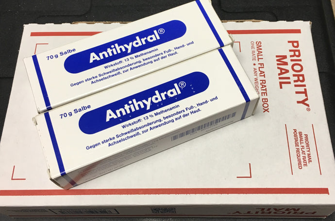 Antihydral- two sealed tubes of Antihydral cream shipping included